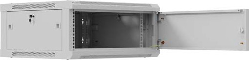 LANBERG NÁSTĚNNÁ INSTALAČNÍ SKŘÍŇ 19" 4U 600X600 ŠEDÁ KOVOVÁ DVÍŘKA (PLOCHÉ BALENÍ)