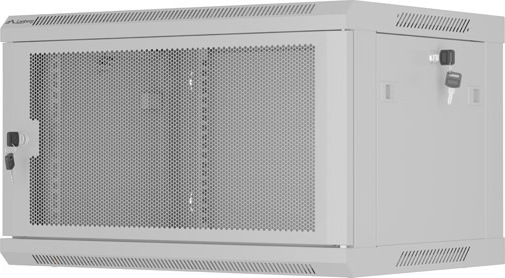 LANBERG NÁSTĚNNÁ INSTALAČNÍ SKŘÍŇ 19" 6U 600X450 ŠEDÉ PERFOROVANÉ DVEŘE - PLOCHÉ BALENÍ
