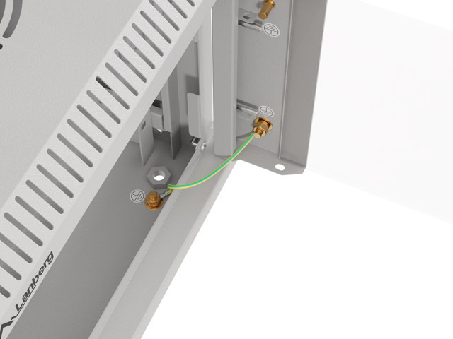 LANBERG RACKOVÁ SKŘÍŇ 10" NÁSTĚNNÁ 9U/300X300 (FLAT PACK) S PROSKLENÝMI DVEŘMI ŠEDÁ