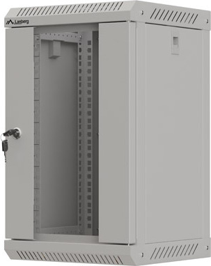 LANBERG RACKOVÁ SKŘÍŇ 10" NÁSTĚNNÁ 9U/300X300 (FLAT PACK) S PROSKLENÝMI DVEŘMI ŠEDÁ