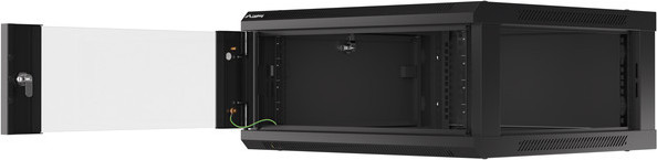 LANBERG RACKOVÁ SKŘÍŇ 19" PRO MONTÁŽ NA STĚNU 4U/600X600 (FLAT PACK) V2 ČERNÁ