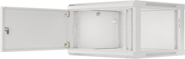 LANBERG RACKOVÁ SKŘÍŇ 19" PRO MONTÁŽ NA STĚNU 6U/600X600 PRO VLASTNÍ MONTÁŽ S KOVOVÝMI DVEŘMI ŠEDÁ