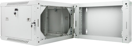 LANBERG RACKOVÁ SKŘÍŇ 19" DVOUDÍLNÁ NÁSTĚNNÁ 6U/600X600 (FLAT PACK) ŠEDÁ