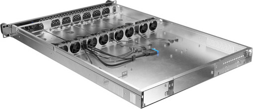 LANBERG SERVEROVÉ ŠASI PRO MONTÁŽ DO RACKU E-ATX 650/12 19"/1U