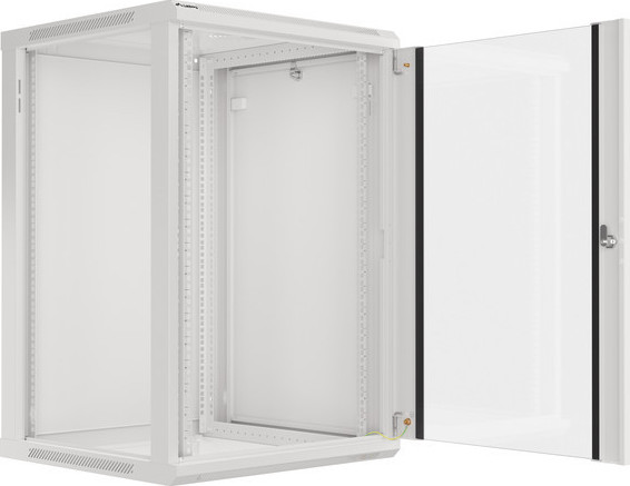LANBERG 19" RACKOVÁ SKŘÍŇ PRO MONTÁŽ NA STĚNU 18U/600X600 (FLAT PACK) ŠEDÁ V2