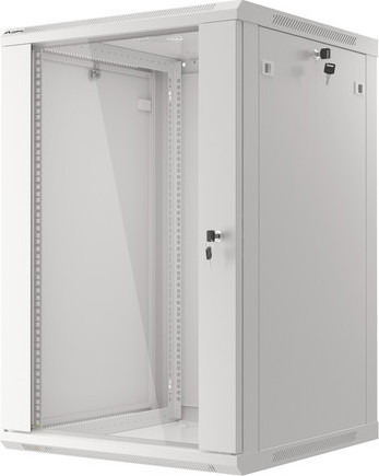 LANBERG 19" RACKOVÁ SKŘÍŇ PRO MONTÁŽ NA STĚNU 18U/600X600 (FLAT PACK) ŠEDÁ V2