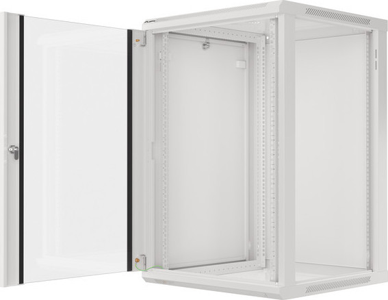 LANBERG 19" RACKOVÁ SKŘÍŇ PRO MONTÁŽ NA STĚNU 18U/600X600 (FLAT PACK) ŠEDÁ V2