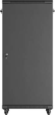 LANBERG 19" VOLNĚ STOJÍCÍ RACKOVÁ SKŘÍŇ 27U/600X600 (FLAT PACK) S PROSKLENÝMI DVEŘMI ČERNÁ