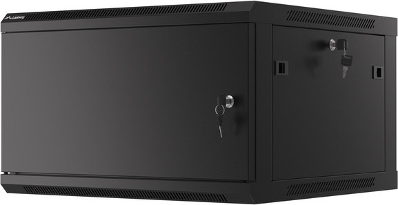 LANBERG RACKOVÁ SKŘÍŇ 19" PRO MONTÁŽ NA STĚNU 6U/600X600 PRO VLASTNÍ MONTÁŽ S KOVOVÝMI DVEŘMI ČERNÁ