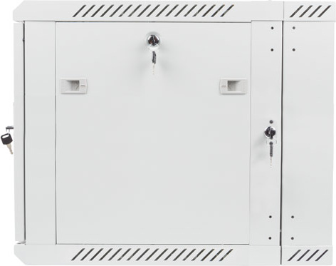 LANBERG RACKOVÁ SKŘÍŇ 19" DVOUDÍLNÁ NÁSTĚNNÁ 9U/600X600 (FLAT PACK) ŠEDÁ