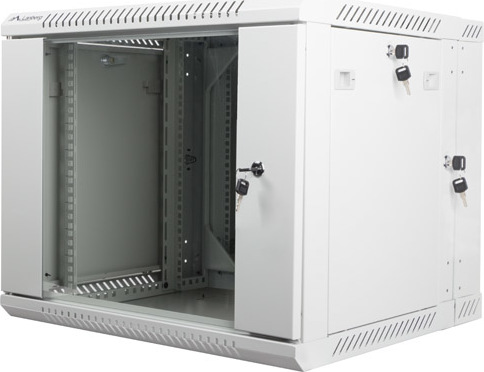 LANBERG RACKOVÁ SKŘÍŇ 19" DVOUDÍLNÁ NÁSTĚNNÁ 9U/600X600 (FLAT PACK) ŠEDÁ