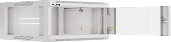 LANBERG RACKOVÁ SKŘÍŇ 19" NÁSTĚNNÁ 4U 600 RYCHLÁ MONTÁŽ (PLOCHÉ BALENÍ) ŠEDÁ