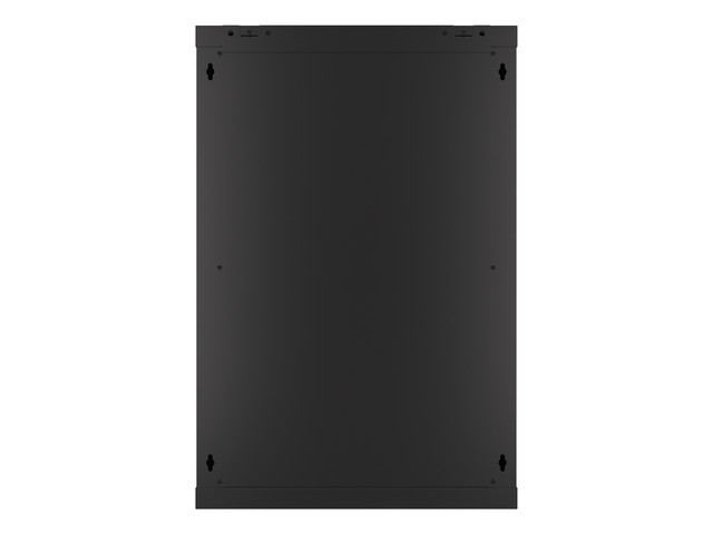 LANBERG 19" RACKOVÁ SKŘÍŇ PRO MONTÁŽ NA STĚNU 18U/600X450 (FLAT PACK) S PROSKLENÝMI DVEŘMI ČERNÁ V2