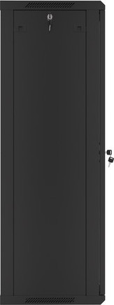 LANBERG RACKOVÁ SKŘÍŇ 19" NÁSTĚNNÁ 27U/600X450 (FLAT PACK) S PROSKLENÝMI DVEŘMI ČERNÁ V2