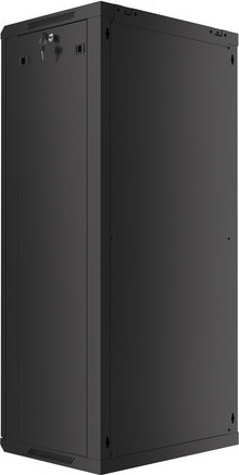 LANBERG RACKOVÁ SKŘÍŇ 19" NÁSTĚNNÁ 27U/600X450 (FLAT PACK) S PROSKLENÝMI DVEŘMI ČERNÁ V2
