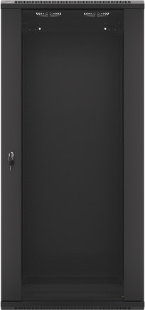 LANBERG RACKOVÁ SKŘÍŇ 19" NÁSTĚNNÁ 27U/600X450 (FLAT PACK) S PROSKLENÝMI DVEŘMI ČERNÁ V2