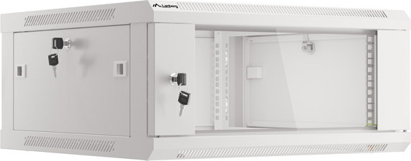 LANBERG RACKOVÁ SKŘÍŇ 19" PRO MONTÁŽ NA STĚNU 4U/600X600 (FLAT PACK) V2 ŠEDÁ