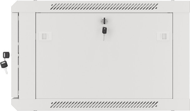 LANBERG 19" RACKOVÁ SKŘÍŇ PRO MONTÁŽ NA STĚNU 6U/600X600 (FLAT PACK) S PROSKLENÝMI DVEŘMI ŠEDÁ V2