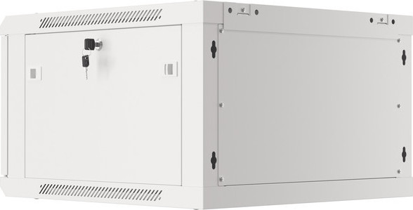 LANBERG 19" RACKOVÁ SKŘÍŇ PRO MONTÁŽ NA STĚNU 6U/600X600 (FLAT PACK) S PROSKLENÝMI DVEŘMI ŠEDÁ V2