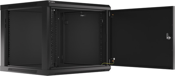 LANBERG RACKOVÁ SKŘÍŇ 19" PRO MONTÁŽ NA STĚNU 9U/600X600 PRO VLASTNÍ MONTÁŽ S KOVOVÝMI DVEŘMI ČERNÁ