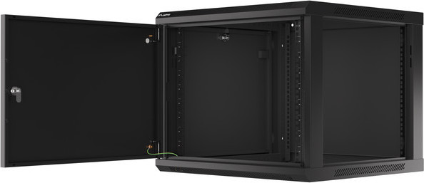 LANBERG RACKOVÁ SKŘÍŇ 19" PRO MONTÁŽ NA STĚNU 9U/600X600 PRO VLASTNÍ MONTÁŽ S KOVOVÝMI DVEŘMI ČERNÁ