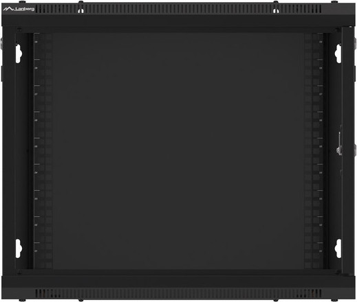 LANBERG RACKOVÁ SKŘÍŇ 19" PRO MONTÁŽ NA STĚNU 9U/600X600 (FLAT PACK) V2 ČERNÁ
