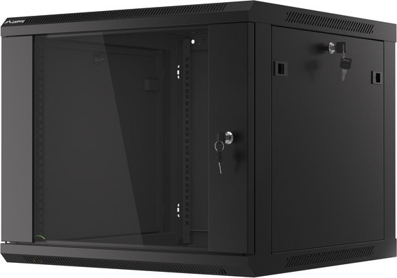 LANBERG RACKOVÁ SKŘÍŇ 19" PRO MONTÁŽ NA STĚNU 9U/600X600 (FLAT PACK) V2 ČERNÁ