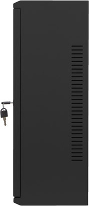 LANBERG 19" RACKOVÁ SKŘÍŇ PRO MONTÁŽ NA STĚNU 6U+3U/540X200 NÍZKOPROFILOVÁ ČERNÁ (SMONTOVANÁ)