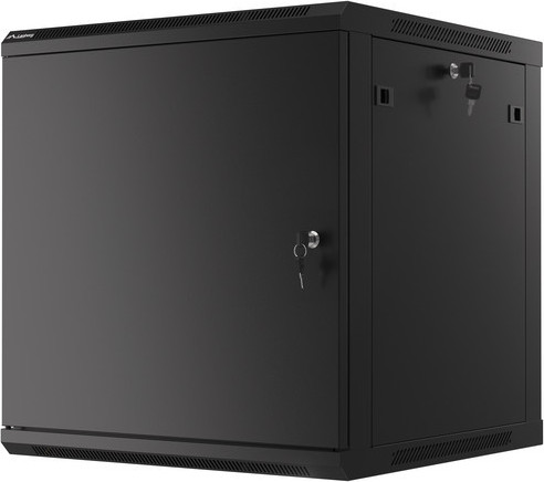 LANBERG RACKOVÁ SKŘÍŇ 19" NÁSTĚNNÁ 12U/600X600 PRO VLASTNÍ MONTÁŽ S KOVOVÝMI DVEŘMI ČERNÁ