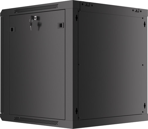 LANBERG RACKOVÁ SKŘÍŇ 19" NÁSTĚNNÁ 12U/600X600 PRO VLASTNÍ MONTÁŽ S KOVOVÝMI DVEŘMI ČERNÁ