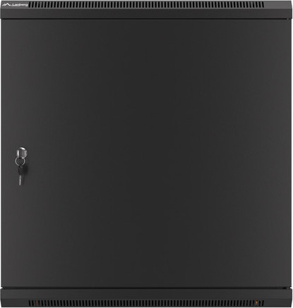 LANBERG RACKOVÁ SKŘÍŇ 19" NÁSTĚNNÁ 12U/600X600 PRO VLASTNÍ MONTÁŽ S KOVOVÝMI DVEŘMI ČERNÁ