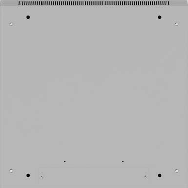 LANBERG RACKOVÁ SKŘÍŇ 19" NÁSTĚNNÁ 12U/600X600 PRO VLASTNÍ MONTÁŽ S KOVOVÝMI DVEŘMI ŠEDÁ