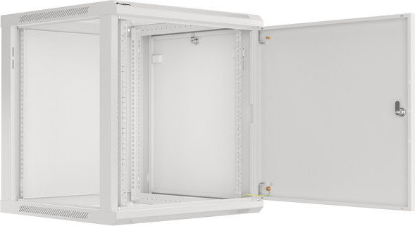 LANBERG RACKOVÁ SKŘÍŇ 19" NÁSTĚNNÁ 12U/600X600 PRO VLASTNÍ MONTÁŽ S KOVOVÝMI DVEŘMI ŠEDÁ