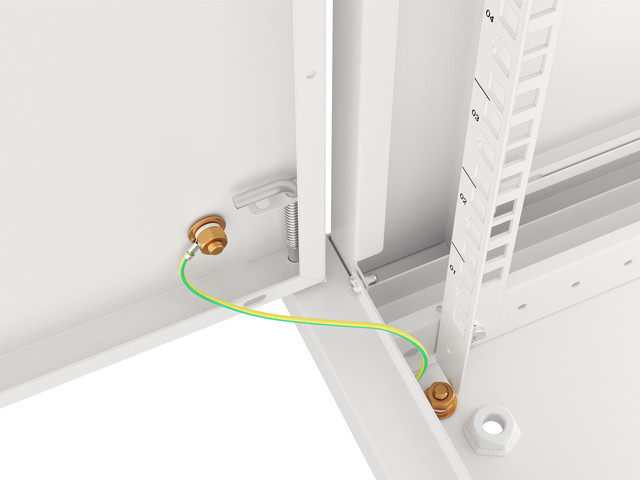 LANBERG RACKOVÁ SKŘÍŇ 19" NÁSTĚNNÁ 12U/600X600 PRO VLASTNÍ MONTÁŽ S KOVOVÝMI DVEŘMI ŠEDÁ