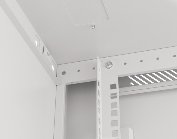 LANBERG 19" RACKOVÁ SKŘÍŇ PRO MONTÁŽ NA STĚNU 15U/600X600 (FLAT PACK) S PROSKLENÝMI DVEŘMI ŠEDÁ V2c