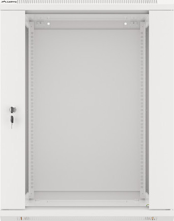 LANBERG 19" RACKOVÁ SKŘÍŇ PRO MONTÁŽ NA STĚNU 15U/600X600 (FLAT PACK) S PROSKLENÝMI DVEŘMI ŠEDÁ V2c