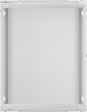LANBERG 19" RACKOVÁ SKŘÍŇ PRO MONTÁŽ NA STĚNU 15U/600X600 (FLAT PACK) S PROSKLENÝMI DVEŘMI ŠEDÁ V2c