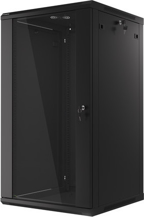 LANBERG 19" RACKOVÁ SKŘÍŇ PRO MONTÁŽ NA STĚNU 22U/600X600 (FLAT PACK) ČERNÁ V2