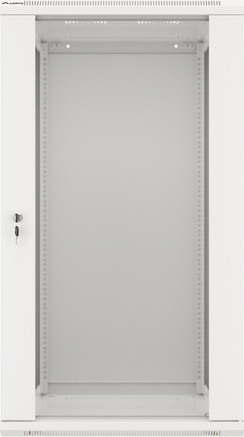 LANBERG 19" RACKOVÁ SKŘÍŇ PRO MONTÁŽ NA STĚNU 22U/600X600 (FLAT PACK) S PROSKLENÝMI DVEŘMI ŠEDÁ V2