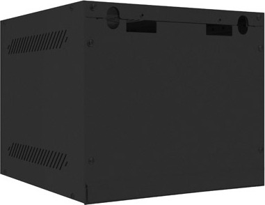LANBERG RACKOVÁ SKŘÍŇ 10" NÁSTĚNNÁ 4U/280X310 PRO VLASTNÍ MONTÁŽ S KOVOVÝMI DVEŘMI ČERNÁ-FLAT PACK