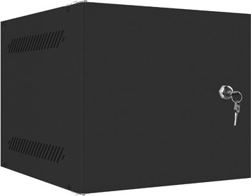LANBERG RACKOVÁ SKŘÍŇ 10" NÁSTĚNNÁ 4U/280X310 PRO VLASTNÍ MONTÁŽ S KOVOVÝMI DVEŘMI ČERNÁ-FLAT PACK