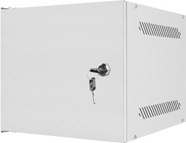 LANBERG RACKOVÁ SKŘÍŇ 10" NÁSTĚNNÁ 4U/280X310 PRO VLASTNÍ MONTÁŽ S KOVOVÝMI DVEŘMI ŠEDÁ -FLAT PACK