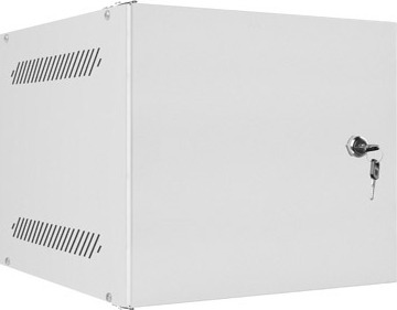 LANBERG RACKOVÁ SKŘÍŇ 10" NÁSTĚNNÁ 4U/280X310 PRO VLASTNÍ MONTÁŽ S KOVOVÝMI DVEŘMI ŠEDÁ -FLAT PACK