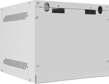 LANBERG RACKOVÁ SKŘÍŇ 10" NÁSTĚNNÁ 4U/280X310 (FLAT PACK) S PROSKLENÝMI DVEŘMI ŠEDÁ