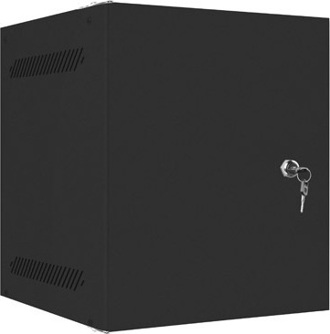 LANBERG RACKOVÁ SKŘÍŇ 10" PRO MONTÁŽ NA STĚNU 6U/280X310 PRO VLASTNÍ MONTÁŽ S KOVOVÝMI DVEŘMI ČERNÁ