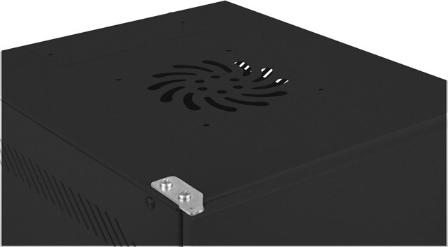 LANBERG RACKOVÁ SKŘÍŇ 10" PRO MONTÁŽ NA STĚNU 6U/280X310 PRO VLASTNÍ MONTÁŽ S KOVOVÝMI DVEŘMI ČERNÁ