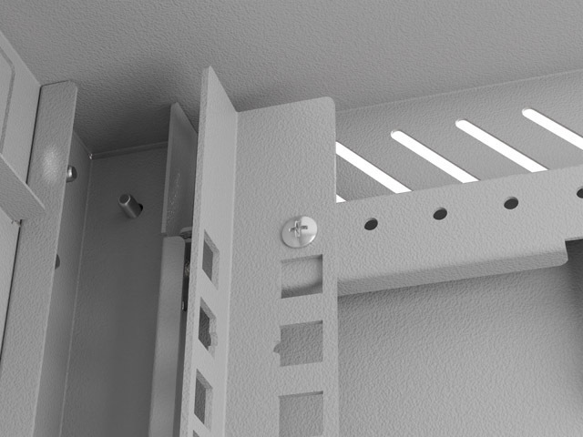 LANBERG RACKOVÁ SKŘÍŇ 10" NÁSTĚNNÁ 4U/300X300 (FLAT PACK) S PROSKLENÝMI DVEŘMI ŠEDÁ