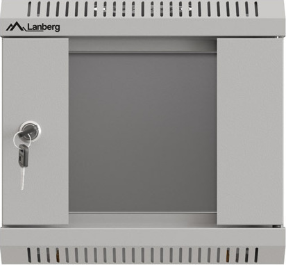LANBERG RACKOVÁ SKŘÍŇ 10" NÁSTĚNNÁ 4U/300X300 (FLAT PACK) S PROSKLENÝMI DVEŘMI ŠEDÁ