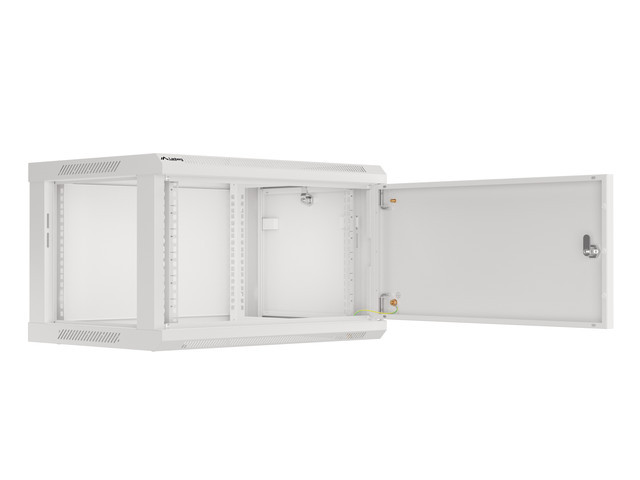 LANBERG RACKOVÁ SKŘÍŇ 19" PRO MONTÁŽ NA STĚNU 6U/600X450 PRO VLASTNÍ MONTÁŽ S KOVOVÝMI DVEŘMI ŠEDÁ