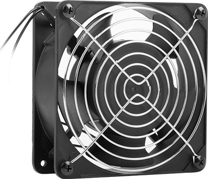 LANBERG VENTILÁTOR PRO 10" A 19" RACKOVOU SKŘÍŇ 230V 120X120X38MM ČERNÝ
